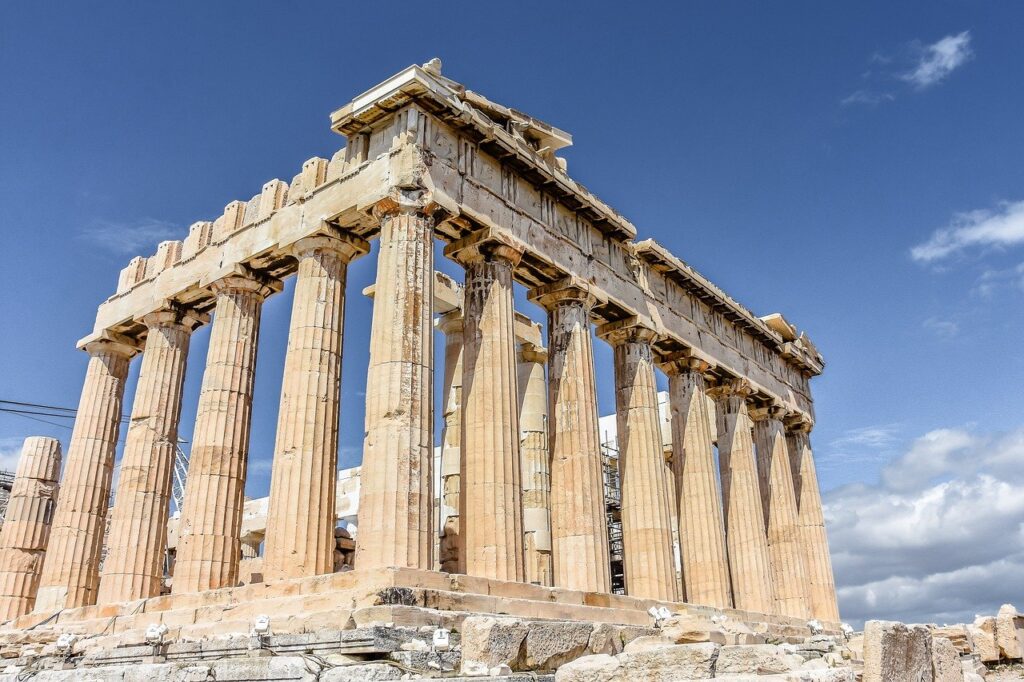 Parthenon in Athene