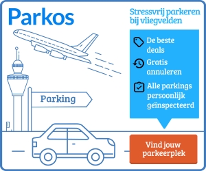 Parkeren bij Vliegveld banner