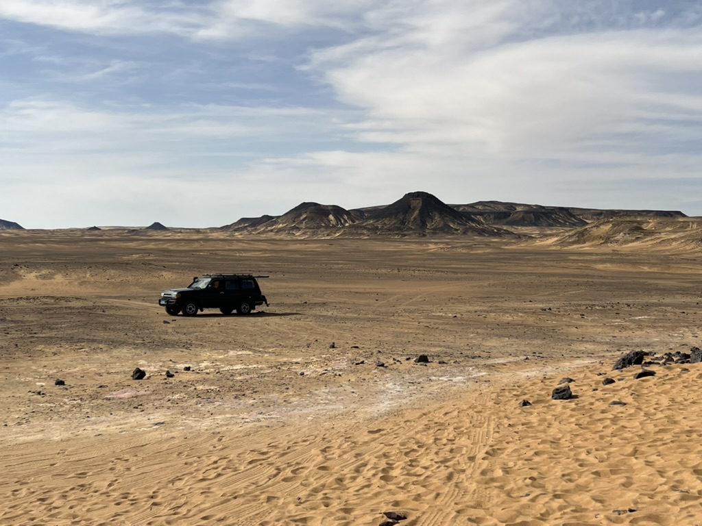 onze Jeep voor de excursie 