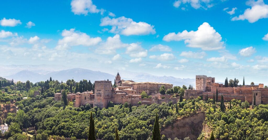 Het Alhambra in Granada