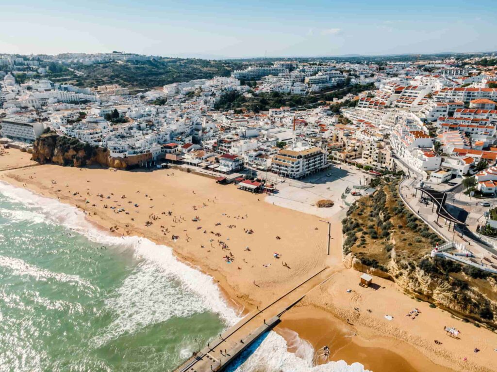 Albufeira Portugal luchtfoto