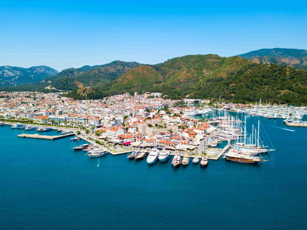 jachthaven van Marmaris Turkije