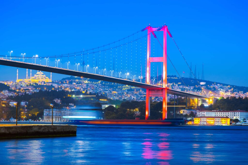 Bosporus Brug in Istanbul